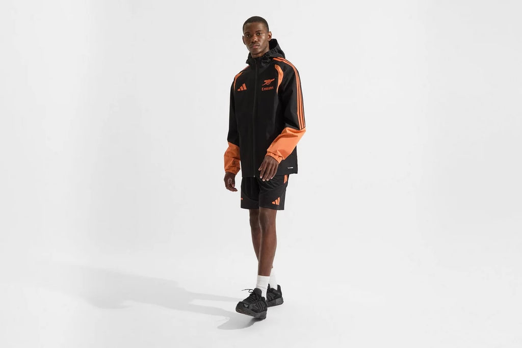 Arsenal adidas 26/27 Black Training Rain Jacket