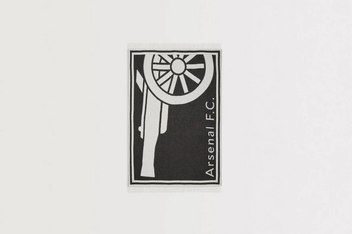 Arsenal Black Cannon Wool Blanket