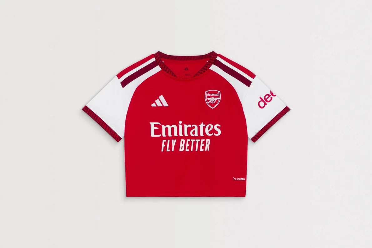 Arsenal adidas Womens 26/27 Home Crop Shirt