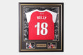 Arsenal 25/26 Kelly Framed Signed Home Shirt