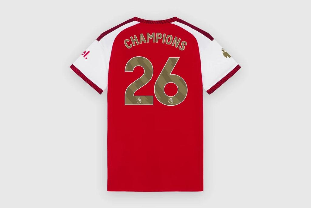 Arsenal adidas Womens Premier League Champions Authentic Home Shirt