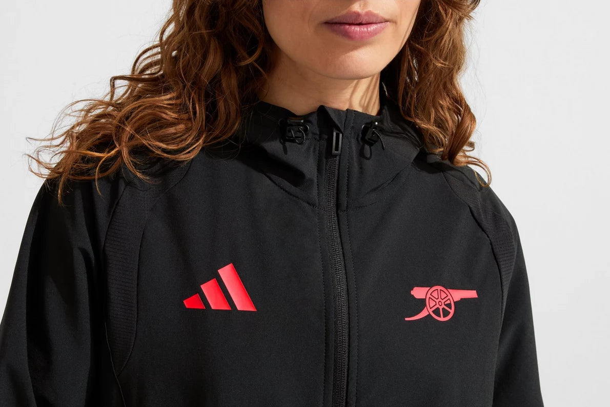 Arsenal adidas Womens 26/27 Tiro Travel Windbreaker Jacket