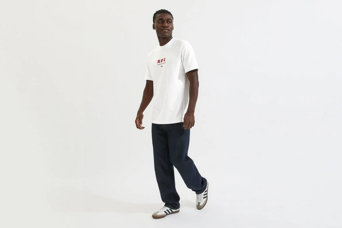 Arsenal adidas 25/26 White Graphic T-Shirt