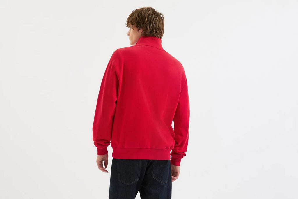 Arsenal Essentials Red Script 1/4 Zip Sweatshirt