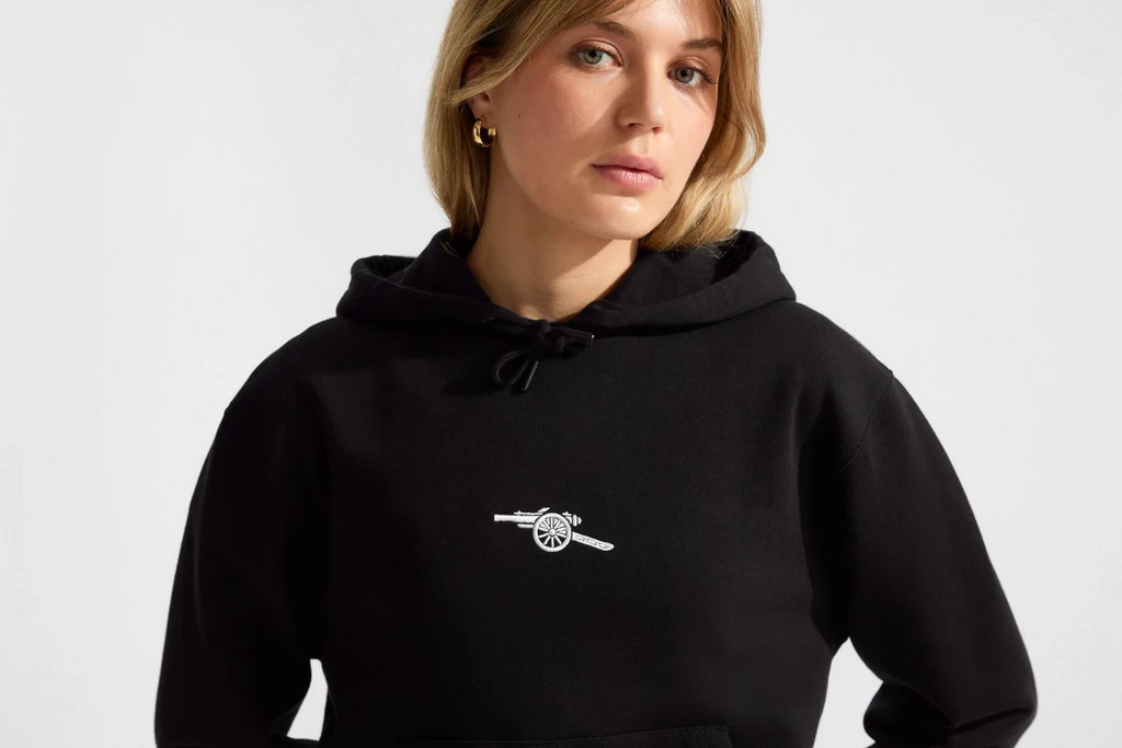 Arsenal Womens Essentials Black Hoodie