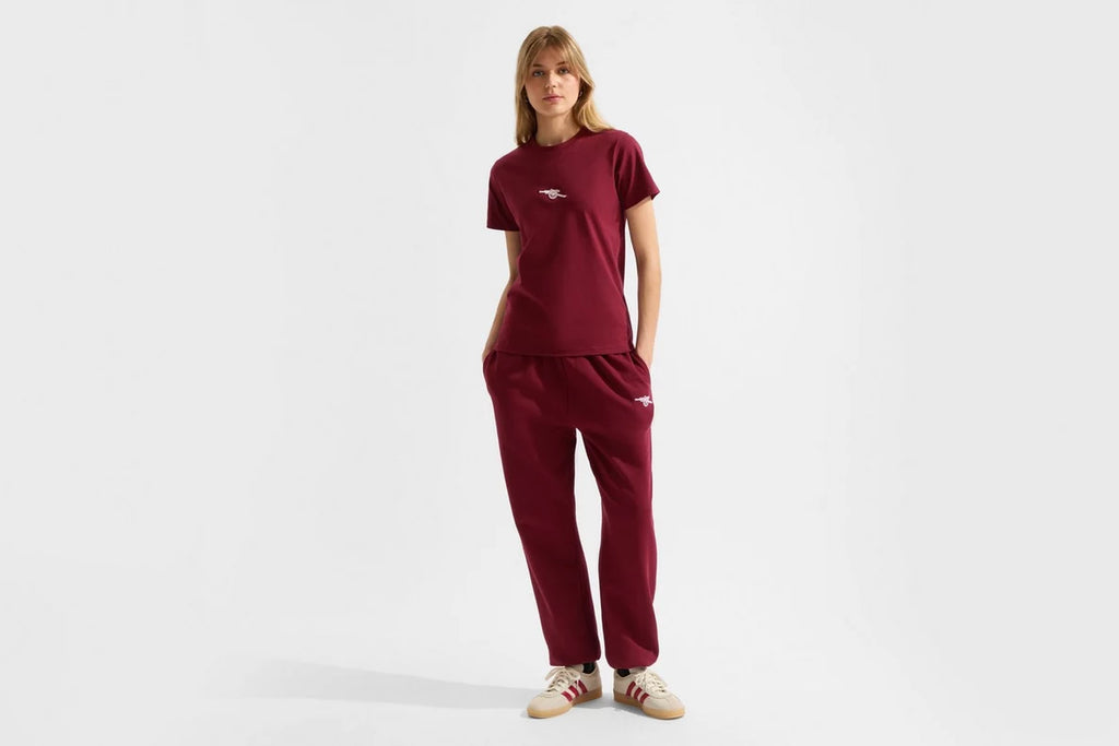 Arsenal Womens Essentials Burgundy T-Shirt
