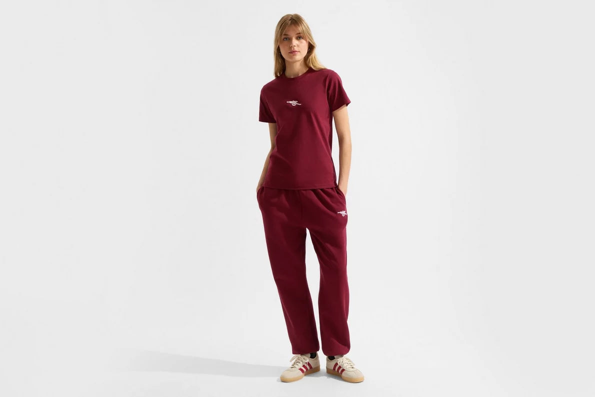 Arsenal Womens Essentials Burgundy T-Shirt