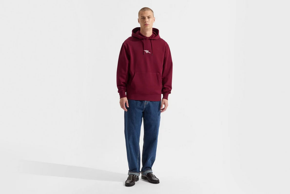 Arsenal Essentials Burgundy Hoodie