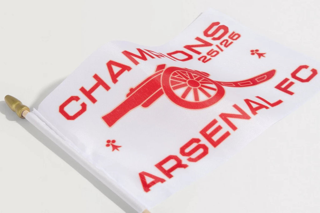 Arsenal Champions 25/26 2 Pack Mini Flags