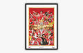 Arsenal x Reuben Dangoor Premier League Champions Framed Print