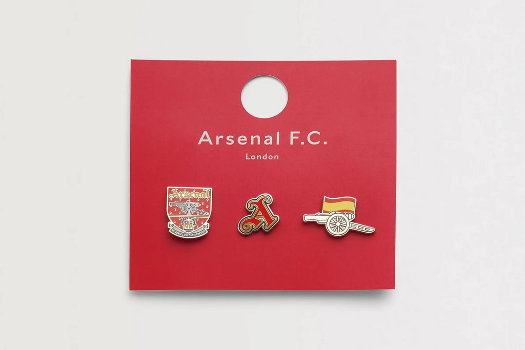 Arsenal Classics Spain Red Pin Badge Set