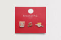 Arsenal Classics Spain Red Pin Badge Set