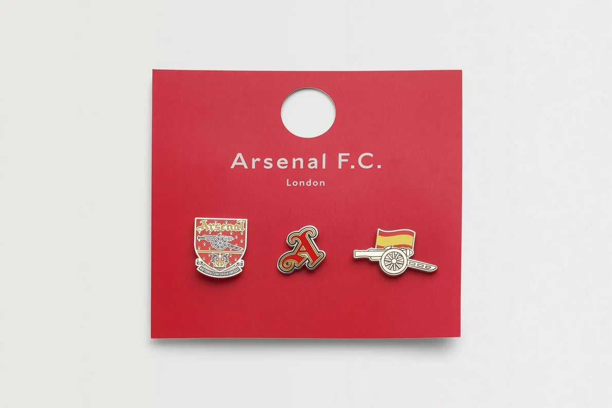 Arsenal Classics Spain Red Pin Badge Set