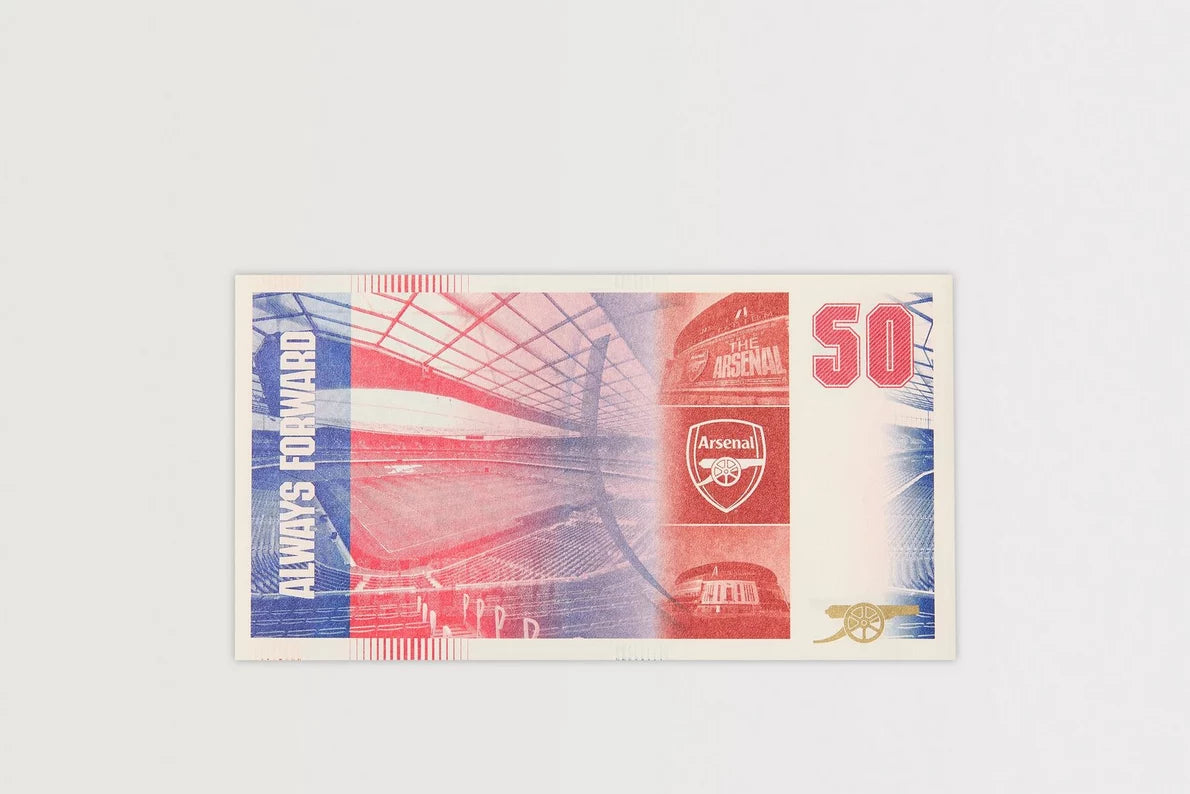 Arsenal Saka Collectible Note