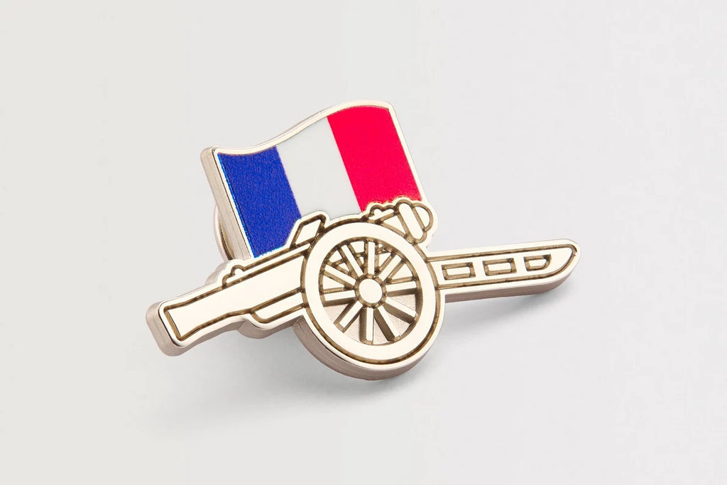 Arsenal Classics France Blue Pin Badge Set