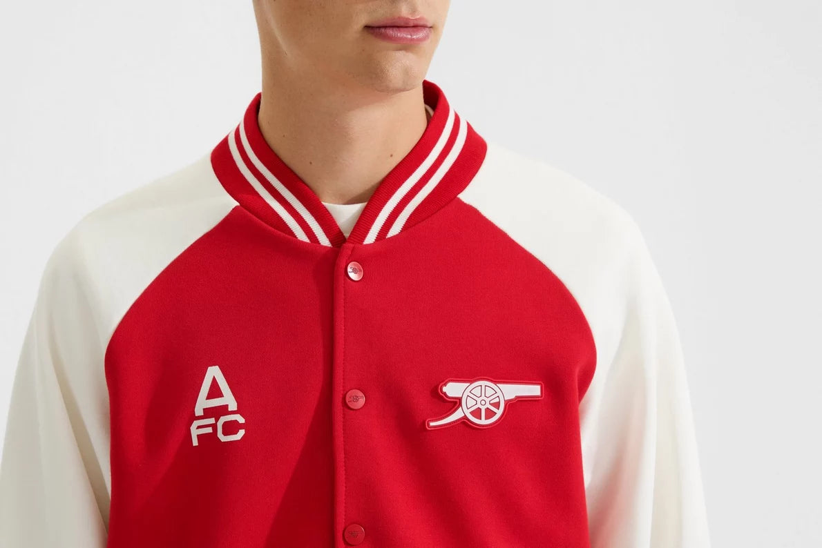 Arsenal Matchday Red 1886 Varsity Jacket