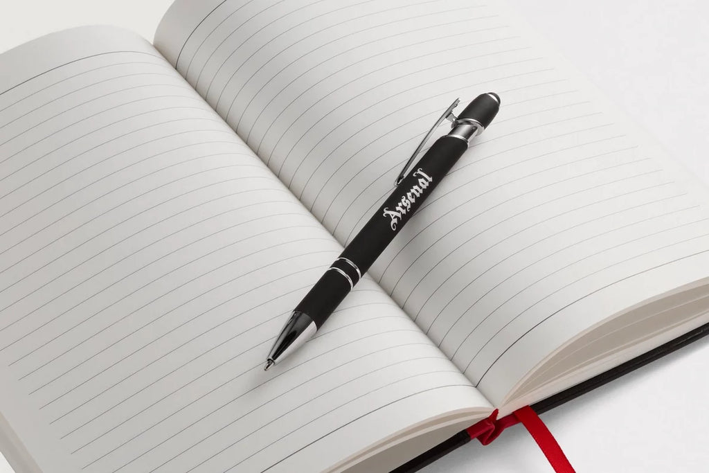 Arsenal Classics Black Notebook and Pen Set
