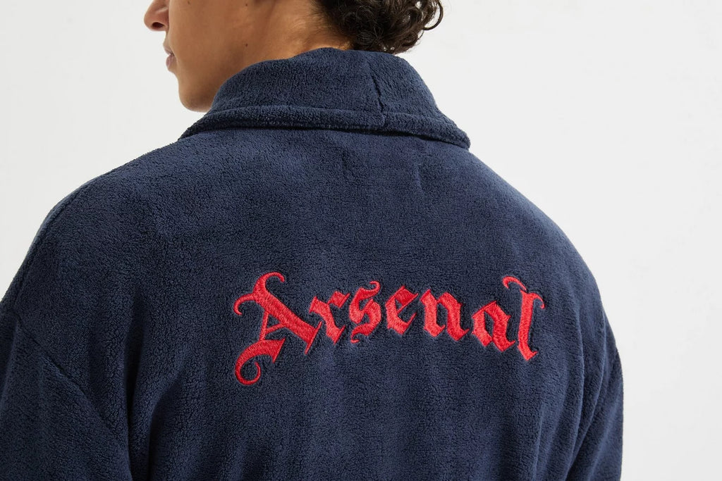Arsenal Essentials Unisex Gothic Fleece Dressing Gown