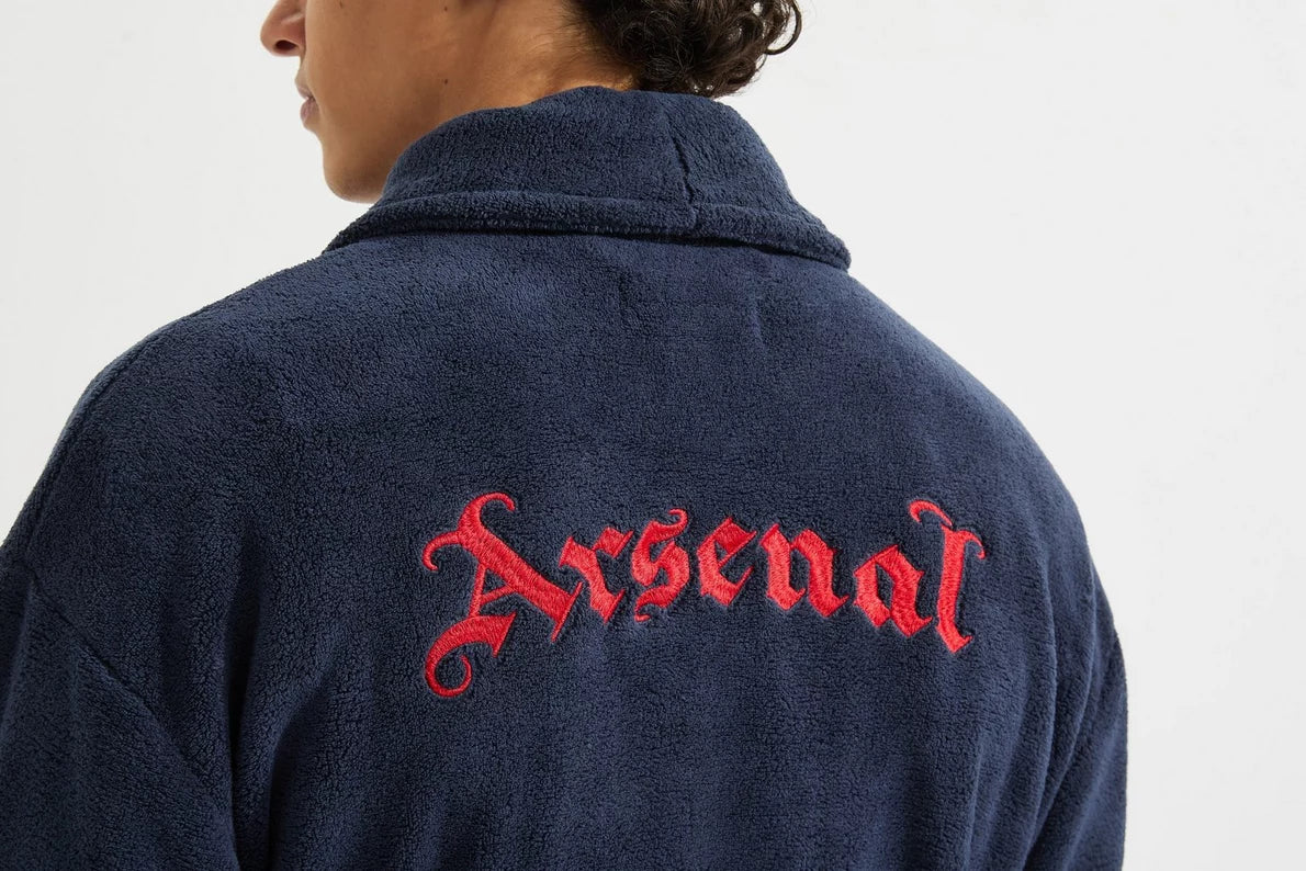 Arsenal Essentials Unisex Gothic Fleece Dressing Gown