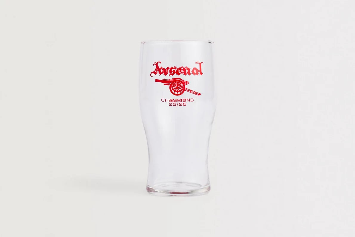 Arsenal Champions 25/26 Pint Glass