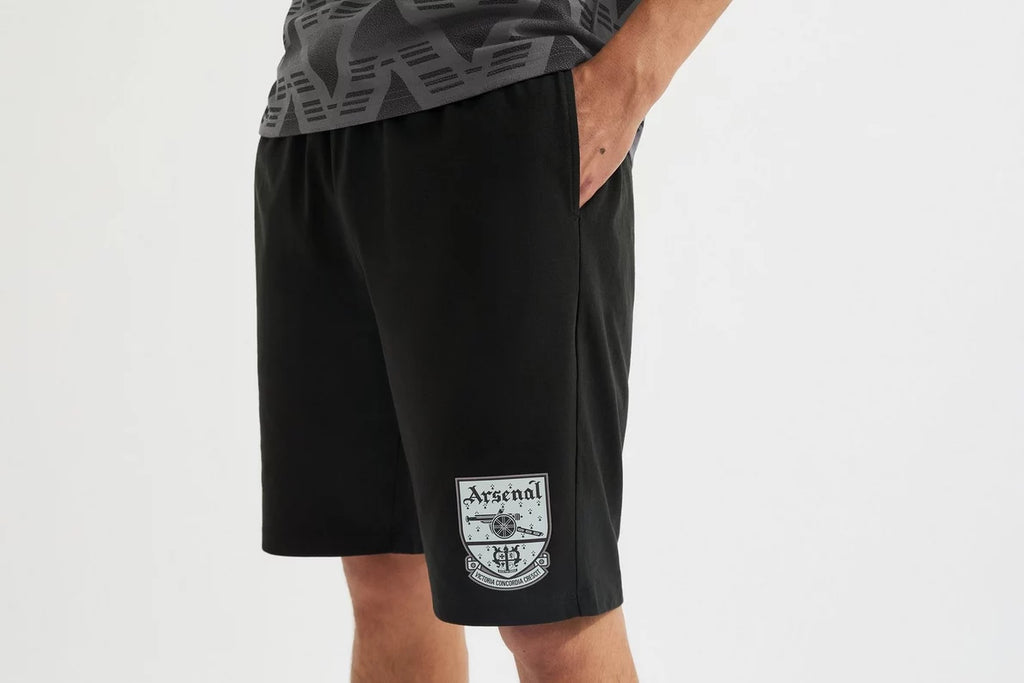 Arsenal Classics Black Bruised Banana Pyjama Short Set