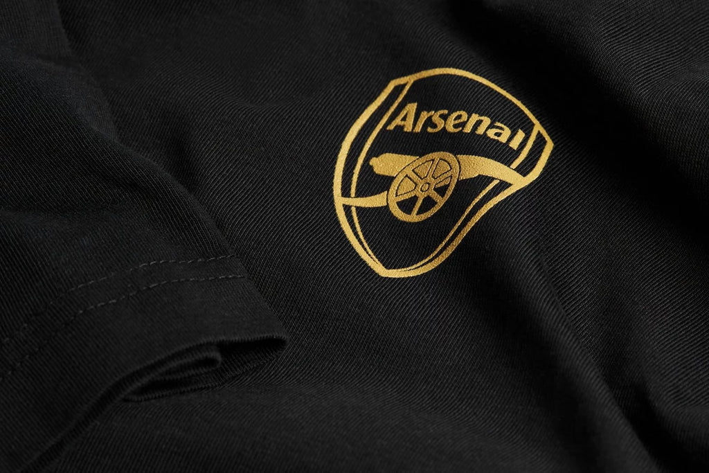 Arsenal Champions 25/26 Black Crew T-Shirt