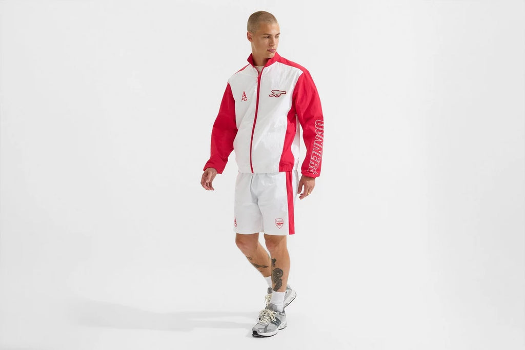 Arsenal Matchday White Gunners Track Jacket