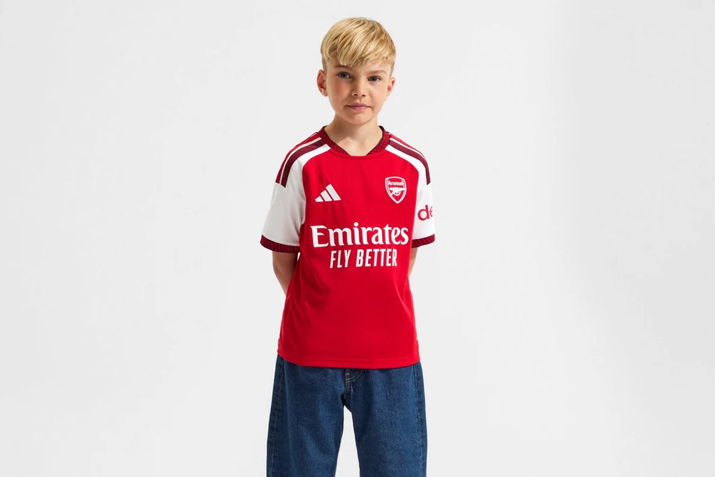 Arsenal adidas Kids Premier League Champions Home Shirt