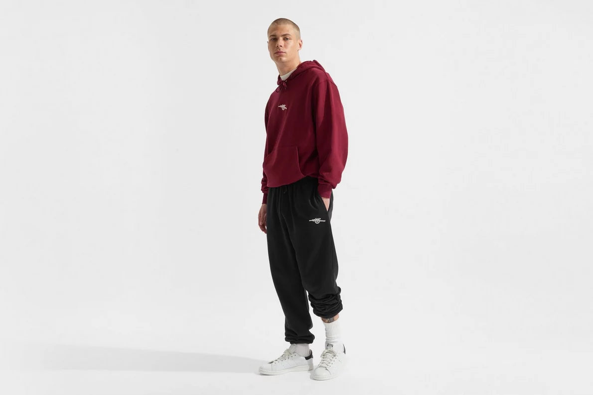 Arsenal Essentials Black Joggers