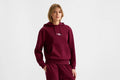 Arsenal Womens Essentials Burgundy Hoodie