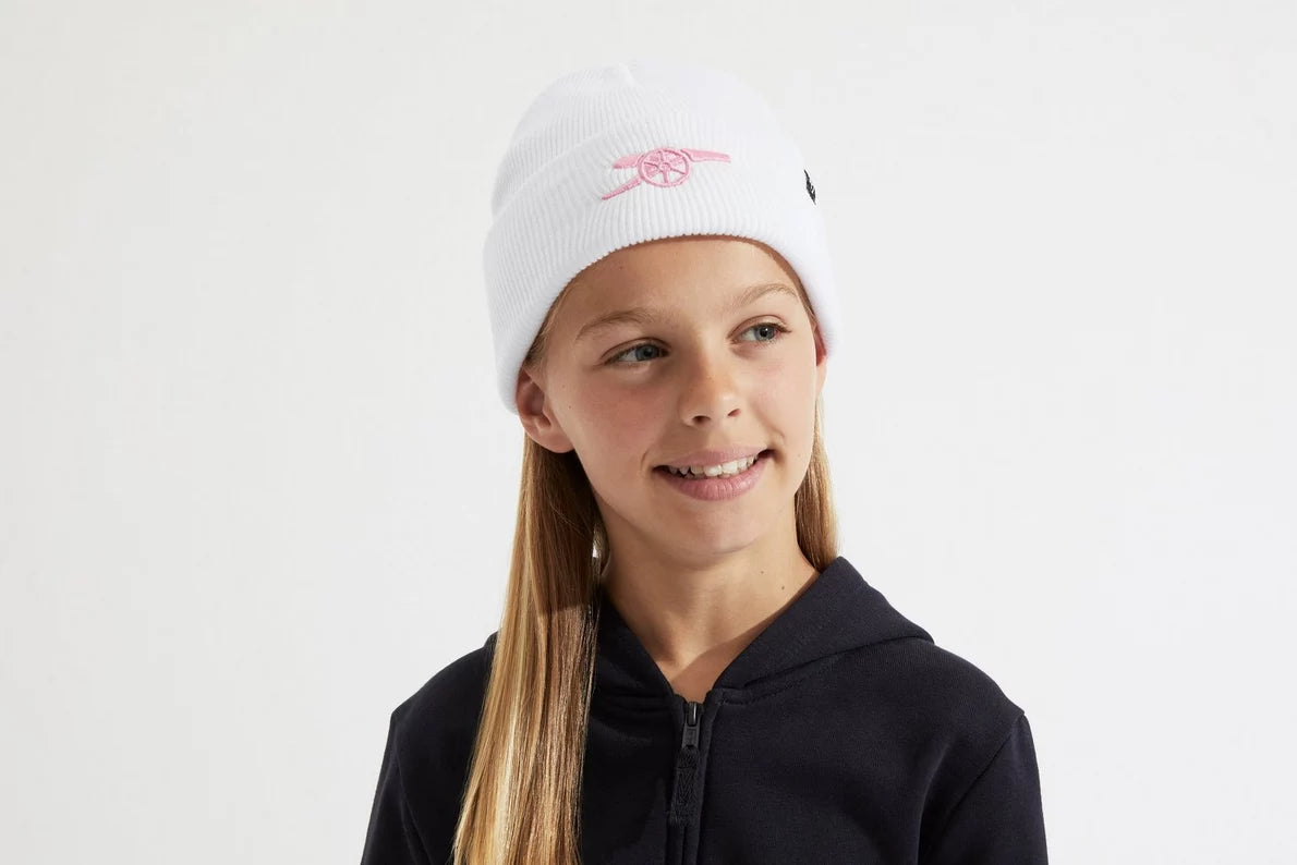 Arsenal Toddler 47 White Cannon Beanie