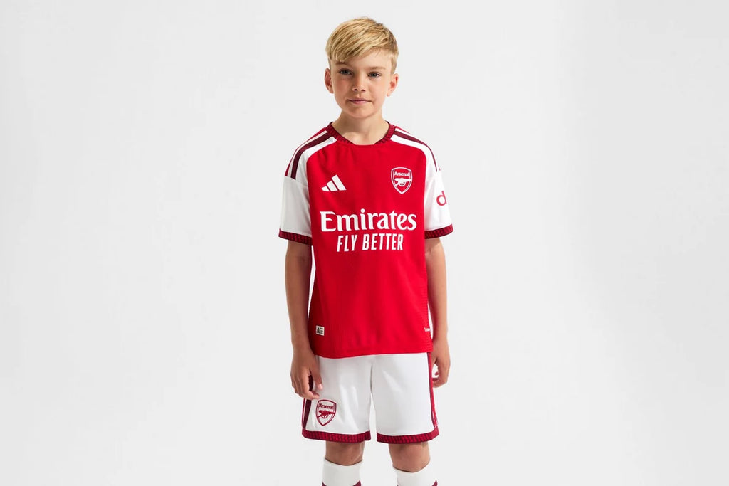 Arsenal adidas Kids Premier League Champions Authentic Home Shirt
