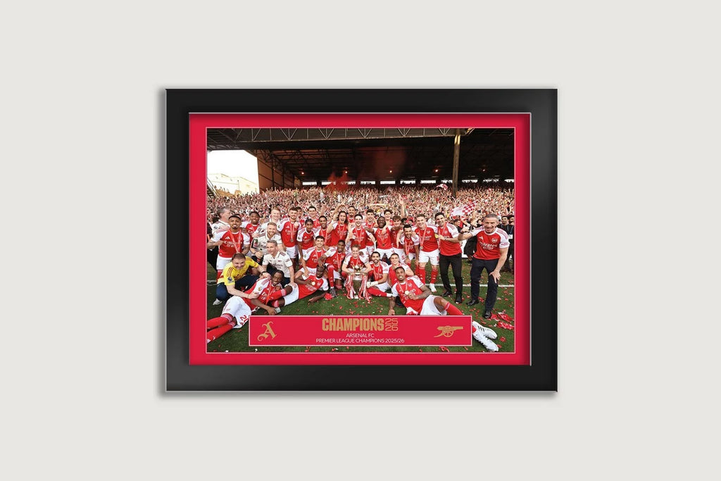 Arsenal 8 x 6 Premier League Champions Team Framed Print