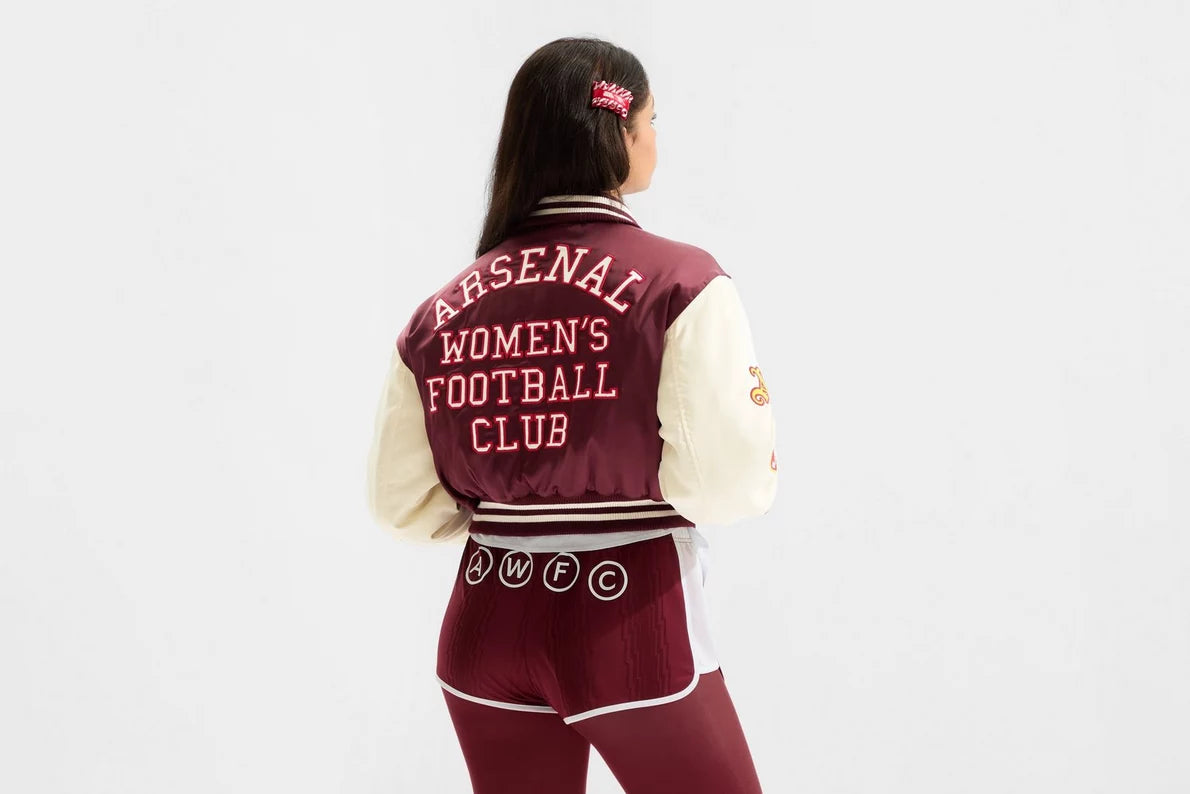 Arsenal AWFC Classics Cropped Bomber Jacket