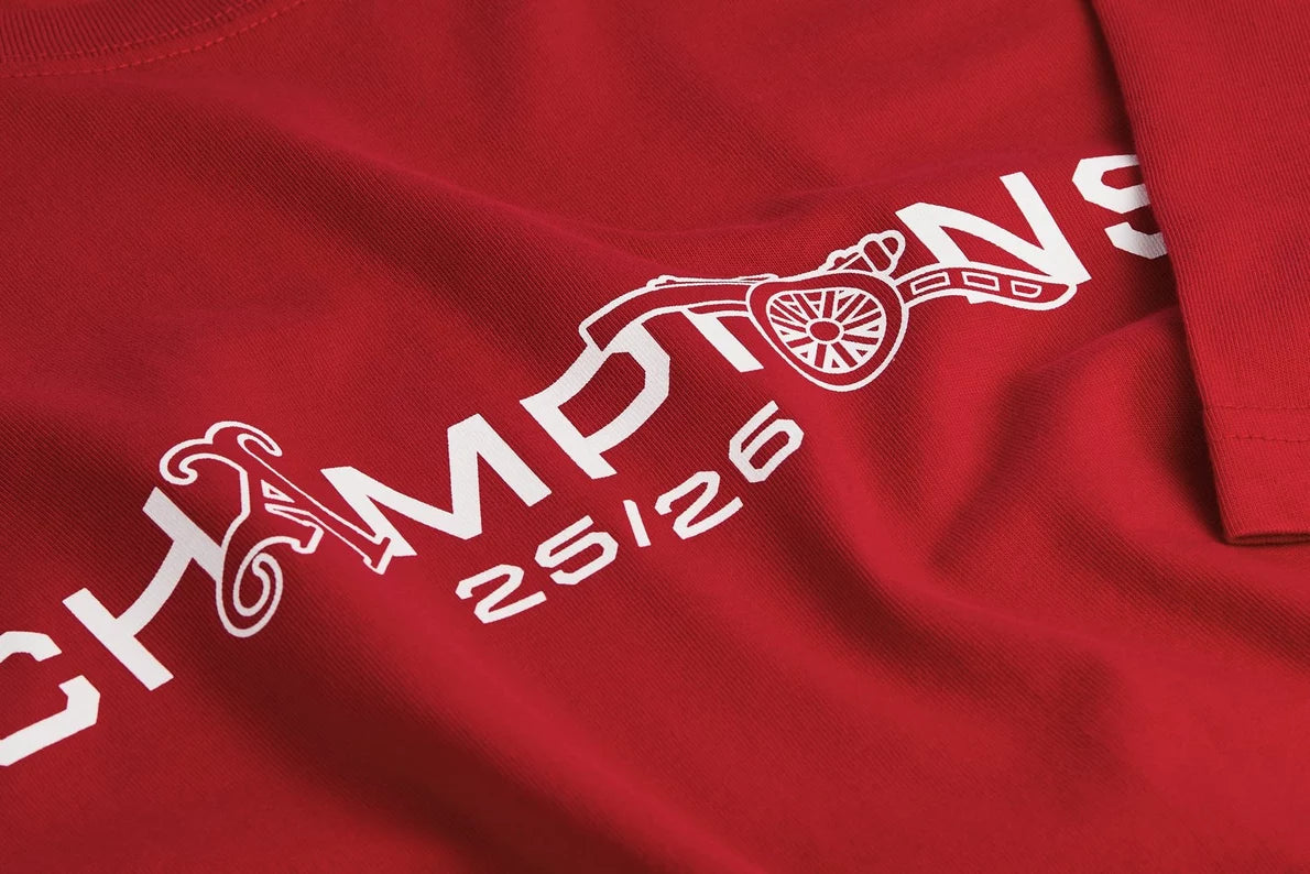 Arsenal Champions Squad 25/26 Crew T-Shirt