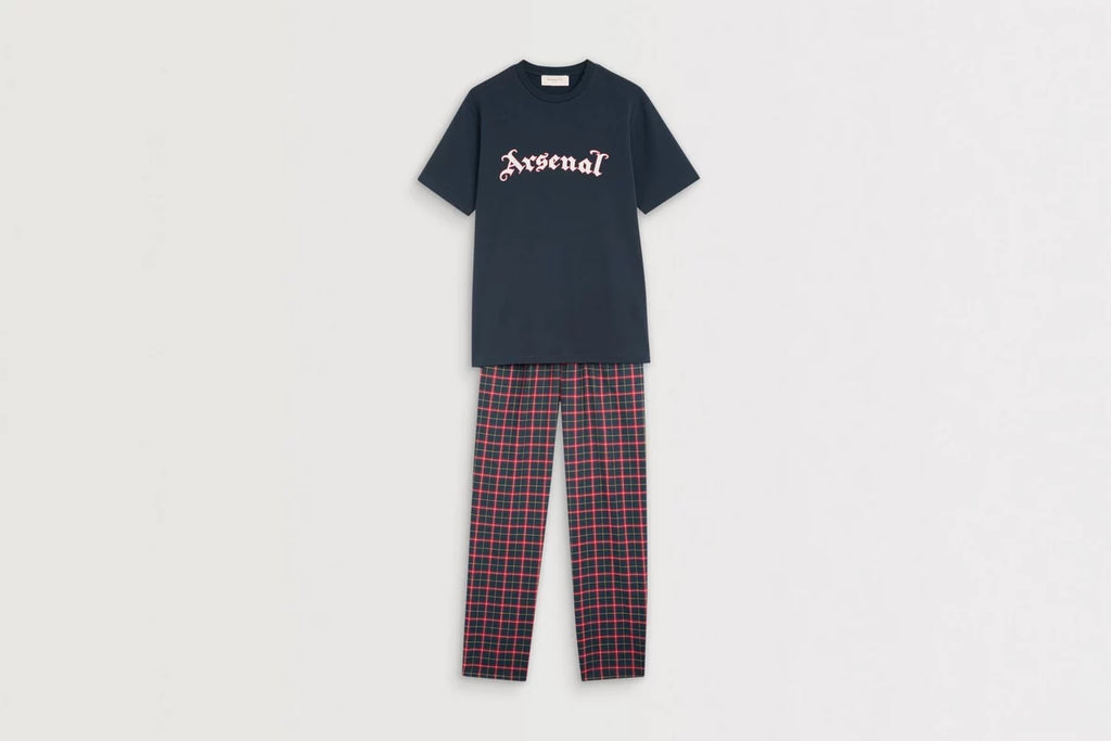 Arsenal Essentials Gothic Check Pyjama Set