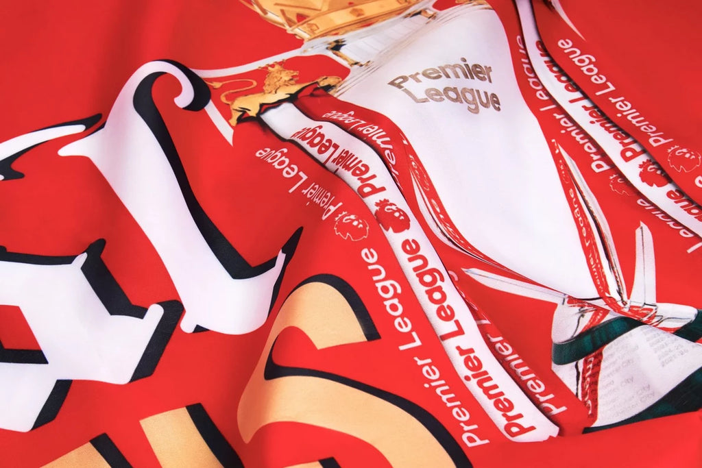Arsenal Champions 25/26 Gothic Trophy Flag