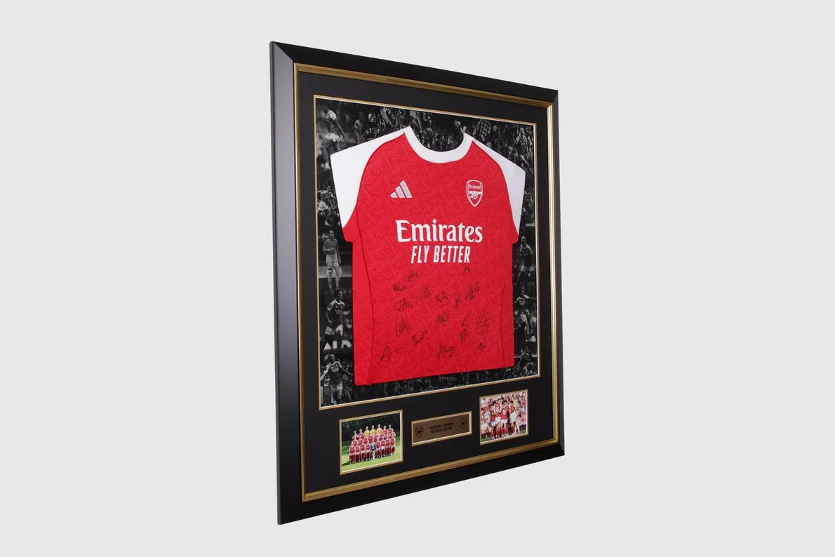 Arsenal AWFC 25/26 Womens Squad Framed Signed Shirt