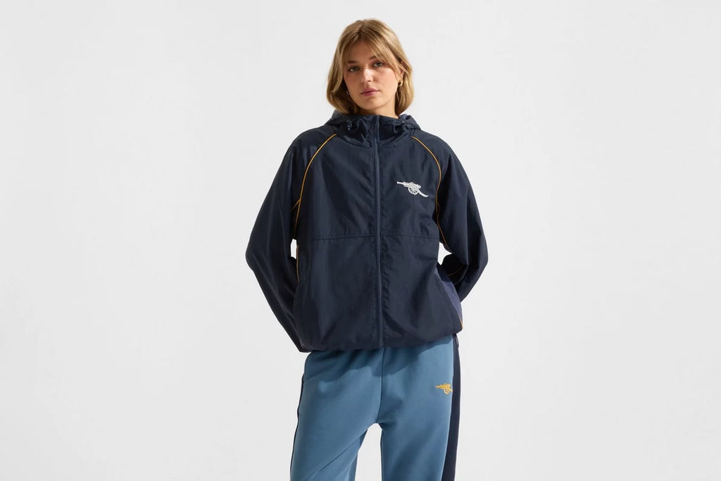 Arsenal Essentials Unisex Navy Windbreaker Jacket