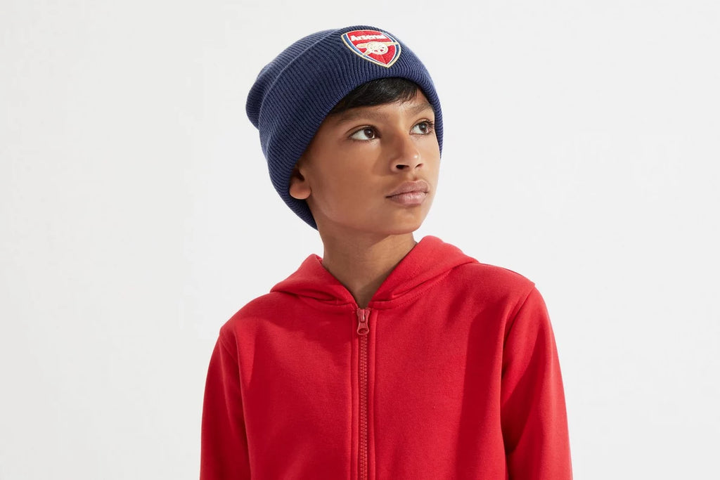 Arsenal Kids 47 Navy Crest Beanie