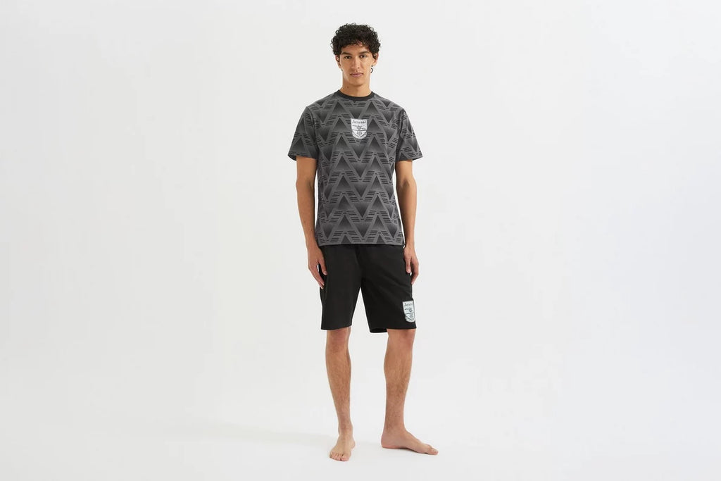 Arsenal Classics Black Bruised Banana Pyjama Short Set
