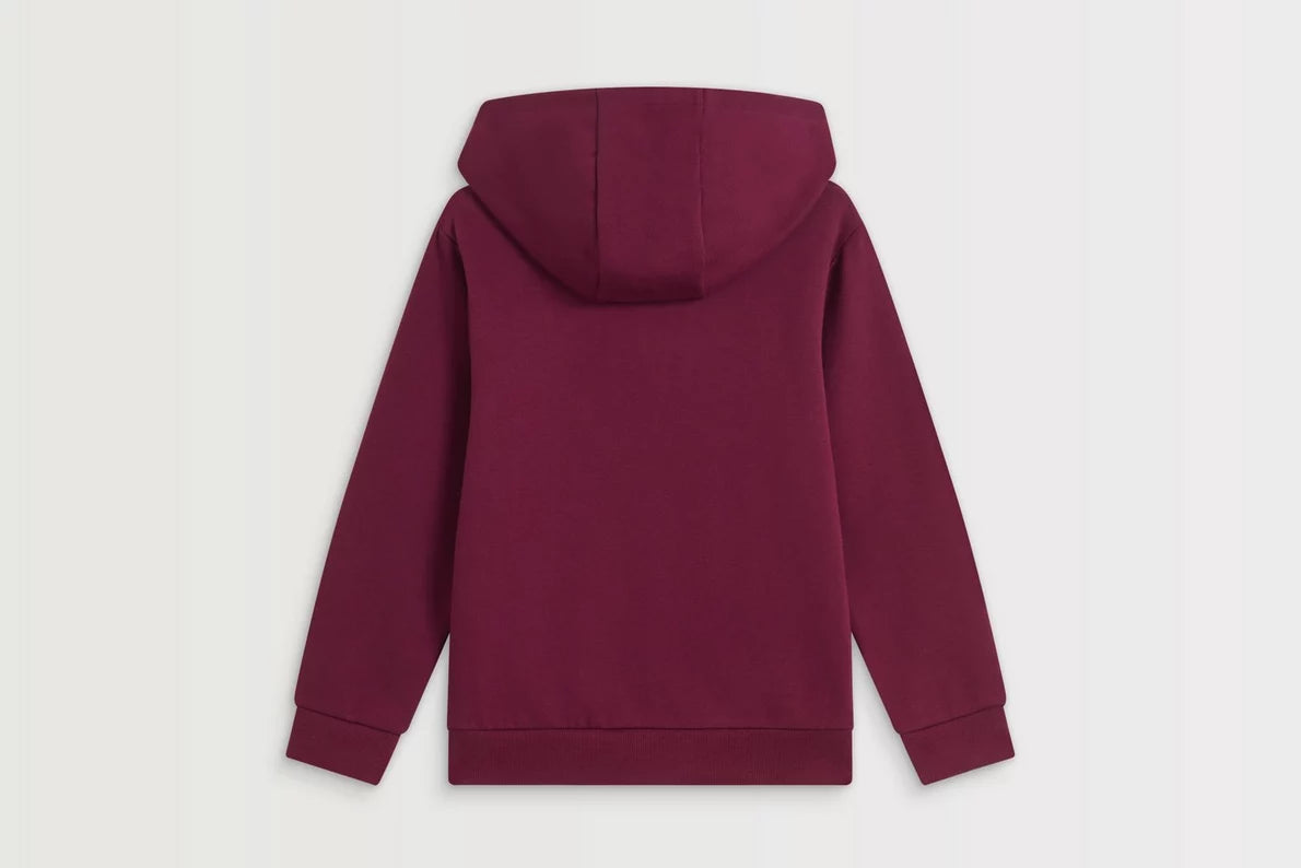 Arsenal Kids Burgundy Cannon Zip Hoodie