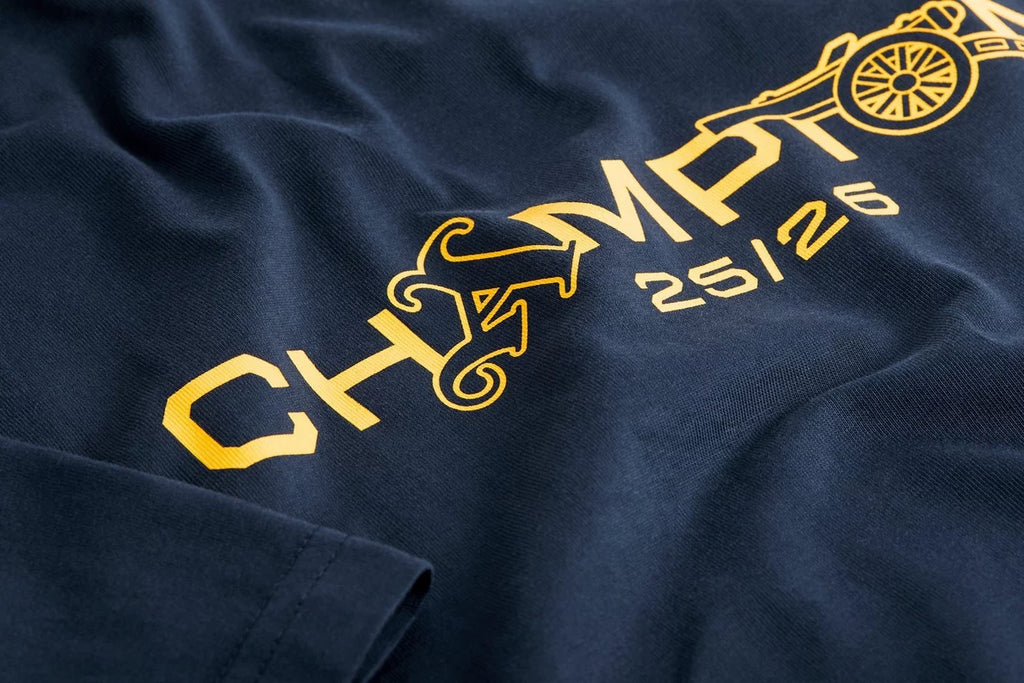 Arsenal Champions Squad 25/26 Navy Crew T-Shirt