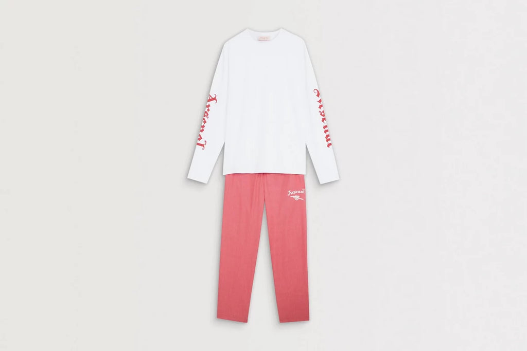 Arsenal Essentials Gothic Stripe Poplin Pyjama Set