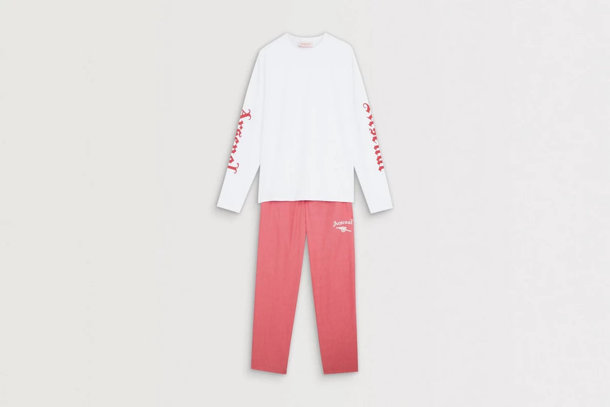 Arsenal Essentials Gothic Stripe Poplin Pyjama Set