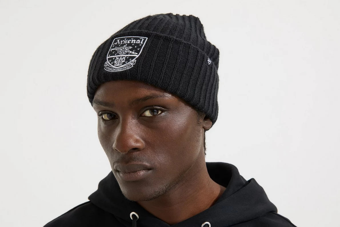 Arsenal 47 Black Concordia Crest Beanie