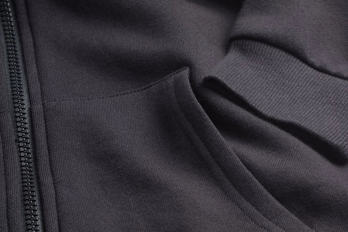 Arsenal Kids Black Cannon Zip Hoodie