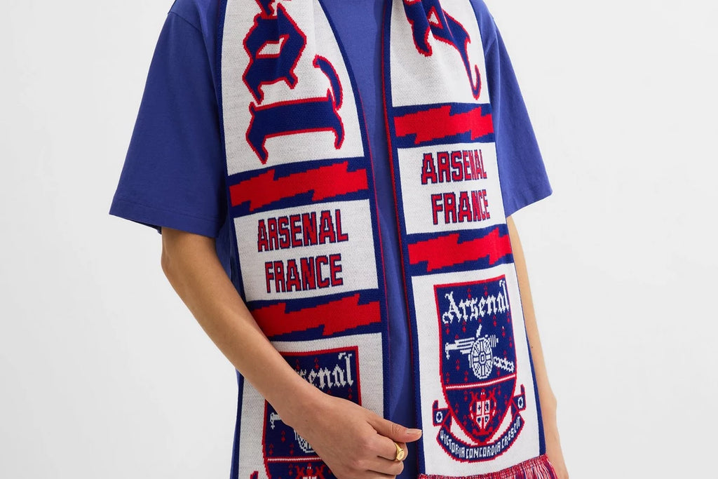 Arsenal Classics France Blue Scarf