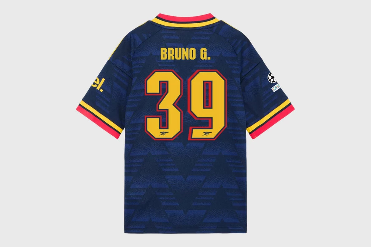 Arsenal adidas Kids 26/27 Pre Print BRUNO G. Away Shirt