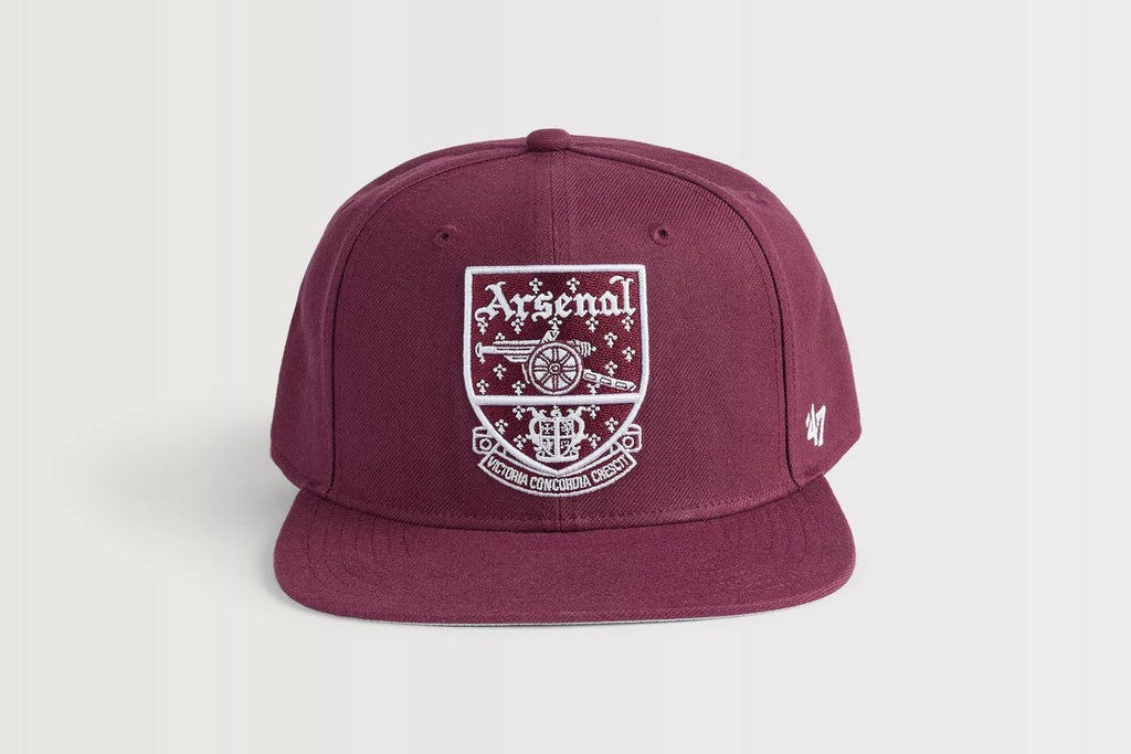 Arsenal 47 Burgundy Snapback Concordia Crest Cap
